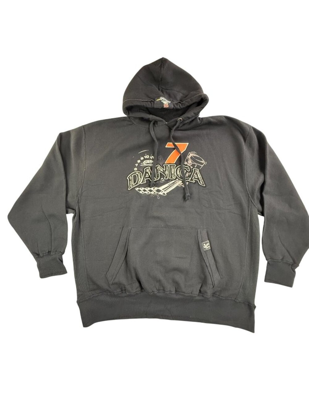 Danica Patrick Hoodie Sweatshirt Mens 3XL Black NASCAR JR Motorsports Chase New